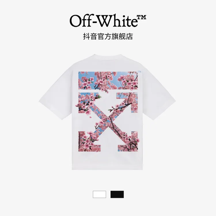 OFF-WHITESS26春日落樱立体logo刺绣T恤短袖OFFTEGOFF050Q-A商品图