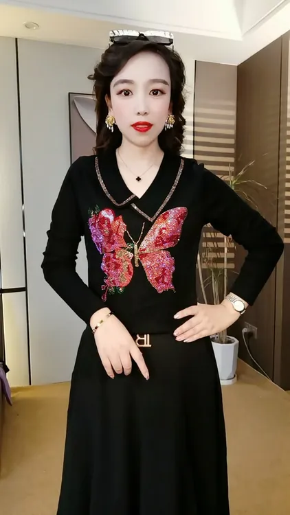 洋气翻领长袖百搭打底衫显瘦气质小衫