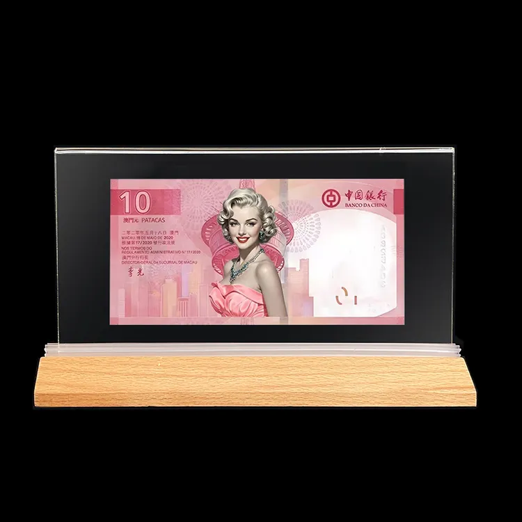 4张好莱坞四大美女纪念钞 中国银行澳门圆纸币 全新纸币真币