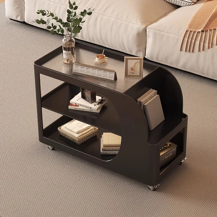 可移动沙发边几柜轻奢高级边几小茶几多功能床头柜置物架2025新款
