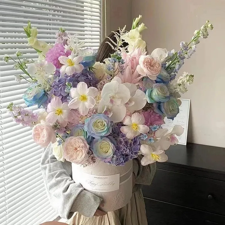 生日礼物花束订花送女友闺蜜老婆长辈鲜花全国同城花店配花束鲜花