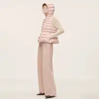 【mimius】U 连帽排骨纹修身羽绒服马甲  G09321