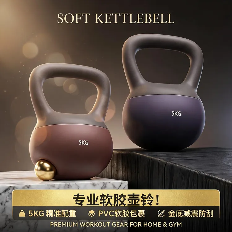 软壶铃男士专用健身器材运动壶铃力量训练零基础推荐软底专业商品图