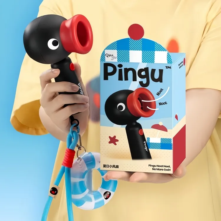 【夏日好物】马克图布Pingu风扇可爱迷你便携手持夏日必备创意礼品