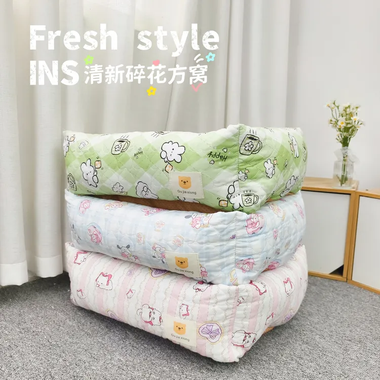 泡芙柔软加厚宠物四季方窝