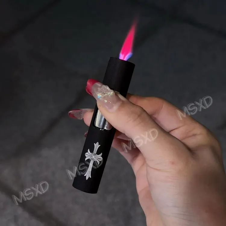 小巧便携克罗心防风打火机ins高颜值创意十字架定制送男女友礼物