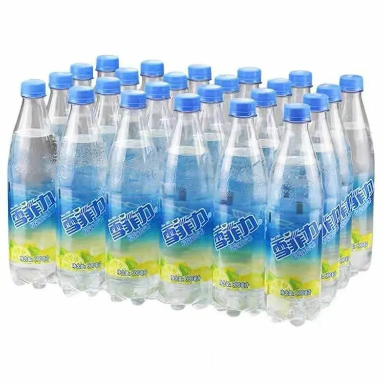 可口可乐雪菲力盐汽水600ml*24瓶正宗柠檬特价解暑量大网红饮品