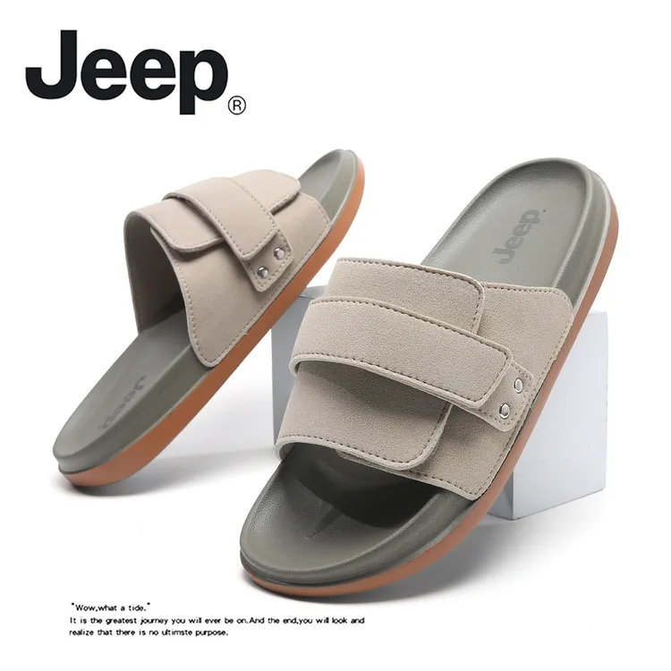 JEEP/吉普男士拖鞋外穿2026新款爆款防滑轻奢外出运动男款凉拖鞋