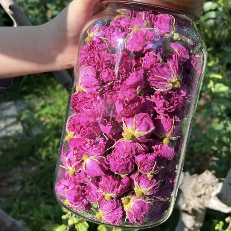 真空平阴重瓣玫瑰无硫大朵玫瑰花干泡茶泡水玫瑰花茶