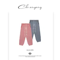 【CHU/2024SSNEW】原创设计《旷野》羊毛抽绳格纹裤ZP22