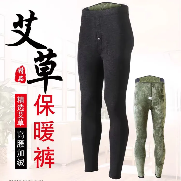 400克秋冬款男士保暖裤高腰加绒大码
