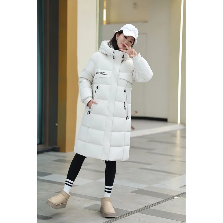 棉服女中长款2025冬季新款宽松加厚保暖931-A654***