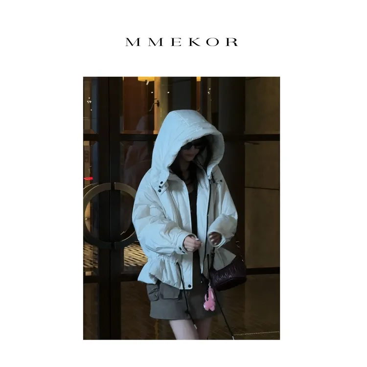 MMEKOR“小冰岛”棉服 2025新款秋款摩登街头时髦外套 30337