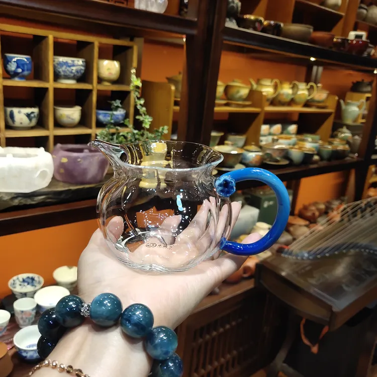 水璃方公道杯300毫升高端纯手工耐热