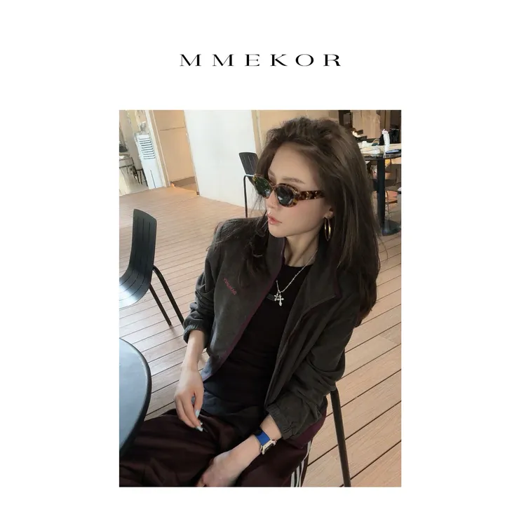 MMEKOR“慵懒周末”外套 2025新款秋款摩登街头时髦上衣 30263