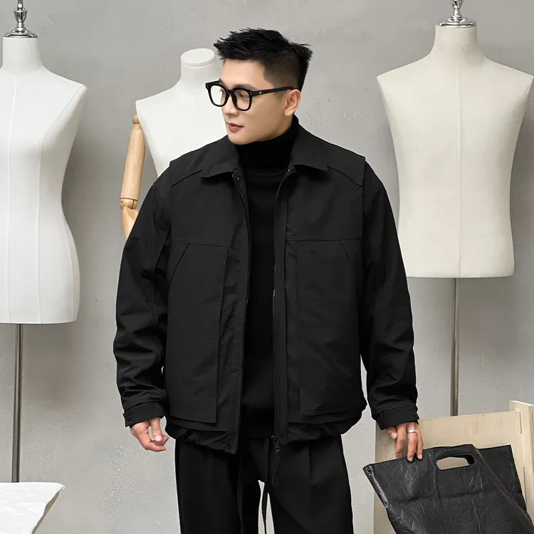 二十二号穿搭【温暖定律】秋冬季重磅多口袋加厚保暖棉服夹克外套男