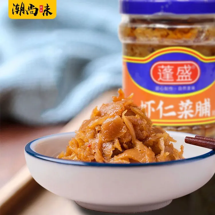 潮汕特产蓬盛虾仁菜脯 萝卜干下饭菜酱菜菜脯粒 佐粥咸菜小菜配菜