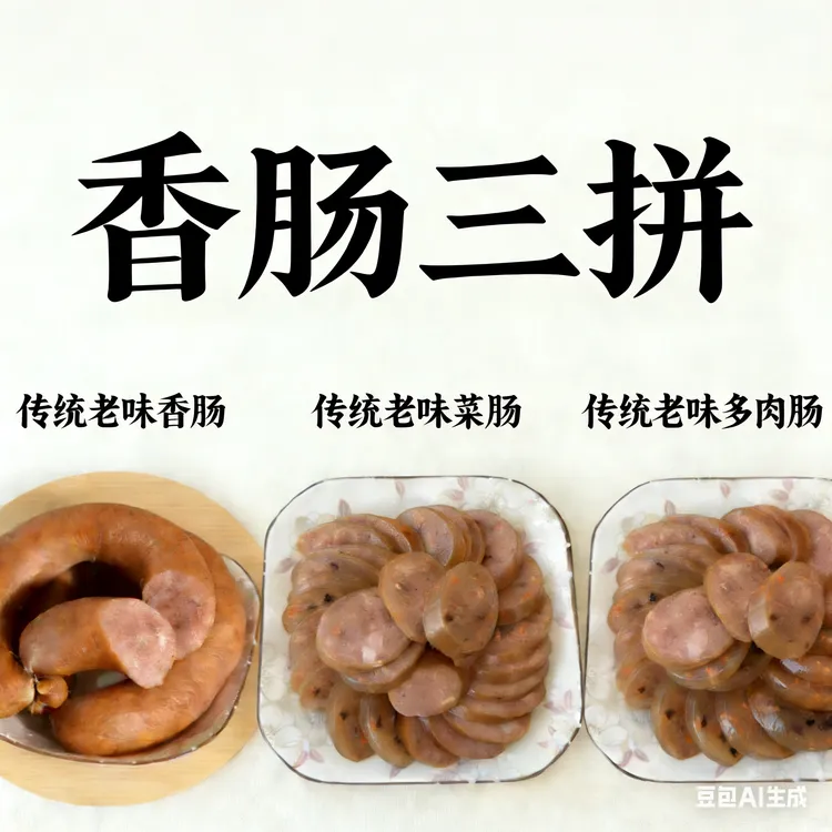 老式传统香肠+老式多肉肠+老式疏菜肠