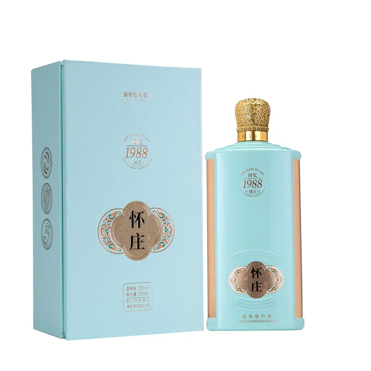 怀庄怀庄回忆1988璞玉酒酱香型53度500ML*6瓶装53度500