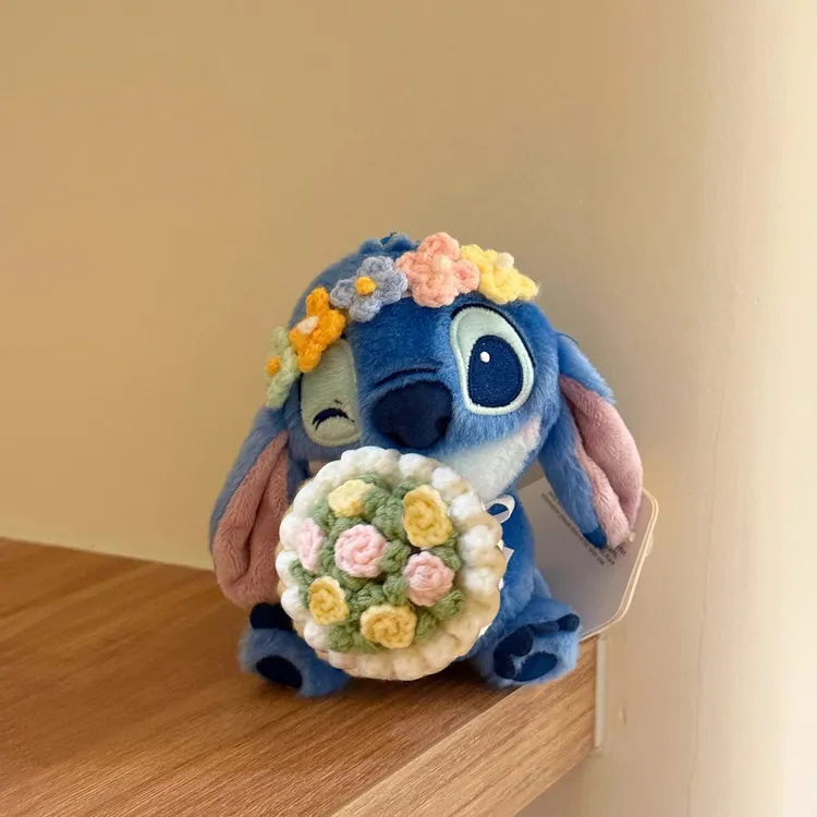 正版史迪仔星际宝贝毛绒玩偶包包挂件可爱卡通玩偶送女友生日礼物