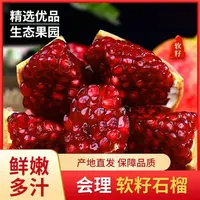四川会理软籽石榴新鲜当季水果爆甜多汁饱满