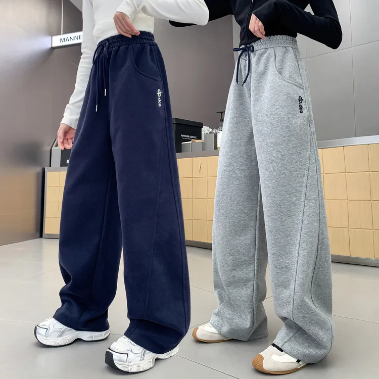 女童运动裤春秋儿童初中生秋季裤子潮2025新款秋装女大童洋气卫裤