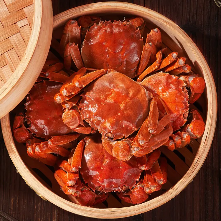 【活蟹】蟹添丰大闸蟹公3两母2两，共3对6只顺丰包邮