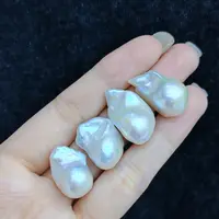 【小北好物】淡水珍珠巴洛克耳钉【多样性发一件】2QJ11X20