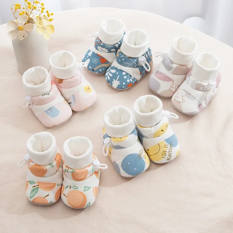 春秋新款婴幼儿学步前鞋6-12个月鞋袜一体新生男女宝宝防滑软底