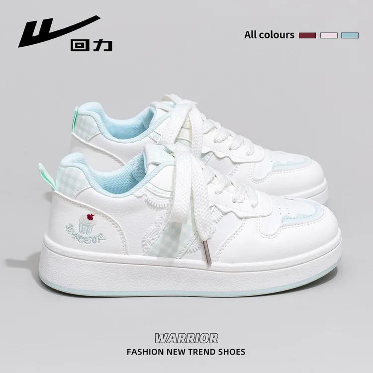 回力小白鞋女2025冬季新款厚底百搭ins潮休闲板鞋软底轻便运动鞋