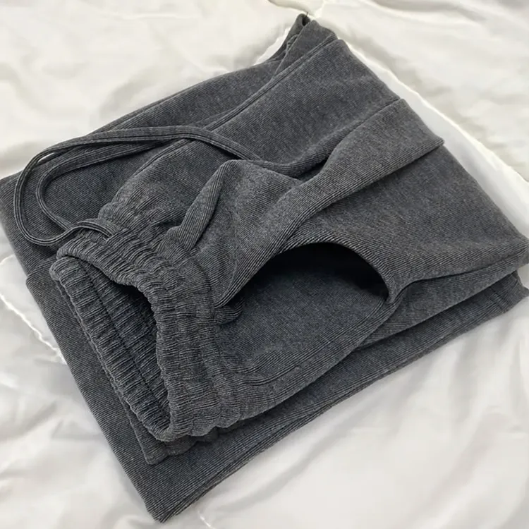 糯米裤女2025新款爆款秋季垂感小个子休闲直筒窄版阔腿裤秋冬冬季