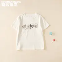 2025年款衣服儿童蝴蝶结猫咪T恤3C4519