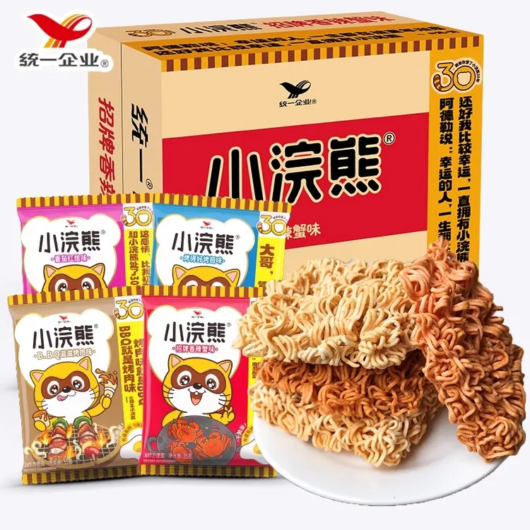 小浣熊干脆面整箱装方便面干吃面解馋小吃办公室怀旧零食休闲食品