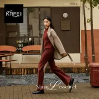 【KRFE】凯斐秋冬LULU云朵软糯防风立领小蛮腰高定套装休闲百搭2538