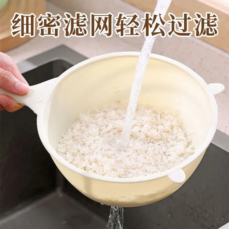 新疆包邮乌市直发多功能过滤勺家用淘米过滤网超细隔渣豆浆水果