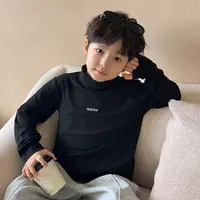 【现货】韩版儿童non半高领保暖打底衫