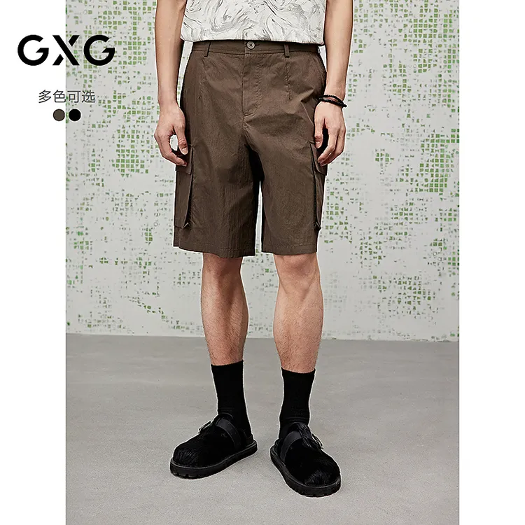 [商场同款]GXG男装休闲短裤工装户外五分裤夏新品#G25X222028
