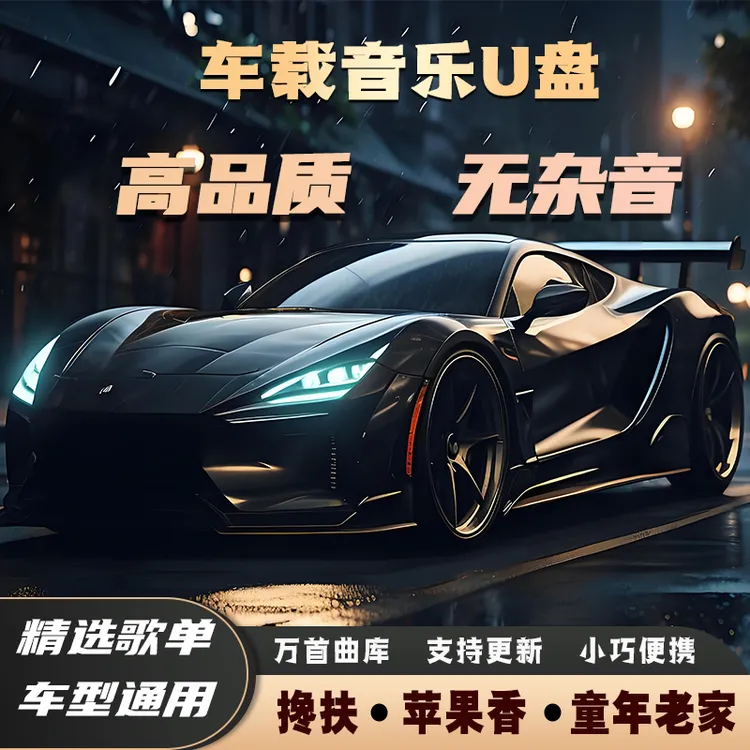 2025正版授权新款劲爆dj舞曲热门歌曲经典老歌带歌词车载音乐U盘