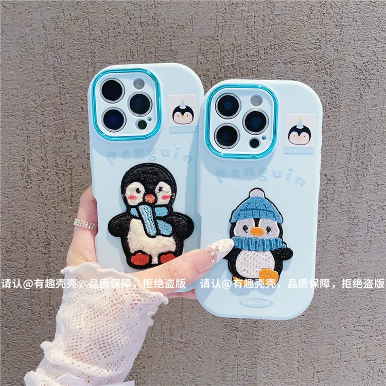 金属小胖妹适用苹果17/iPhone/华为荣耀/VIVO/OPPO/小米手机壳潮