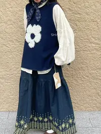 SCS#9638#牛仔半裙 FL
