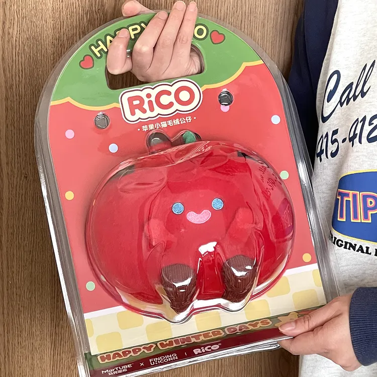 马克图布RiCO苹果小猫公仔生日礼物女生送女孩闺蜜女友新婚伴手礼