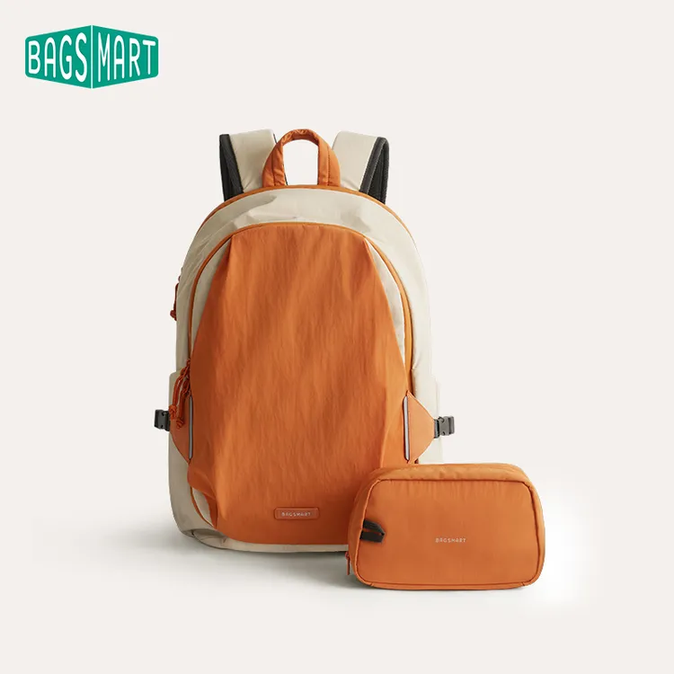 BAGSMART大容量双肩包男士通勤背包女款旅行包运动户外轻行电脑包