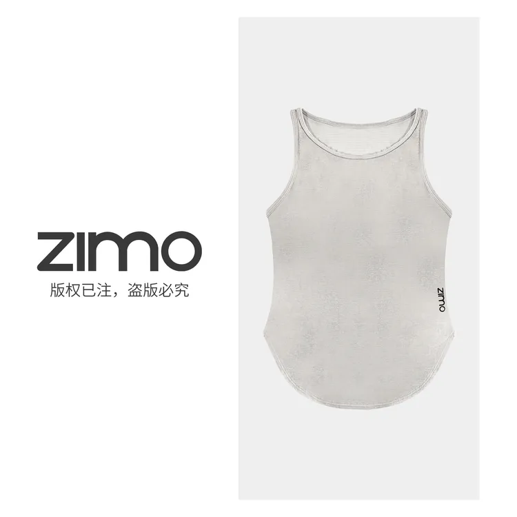 女士文胸620薄暮灰-zimo-一体杯瑜伽运动背心YFWX620