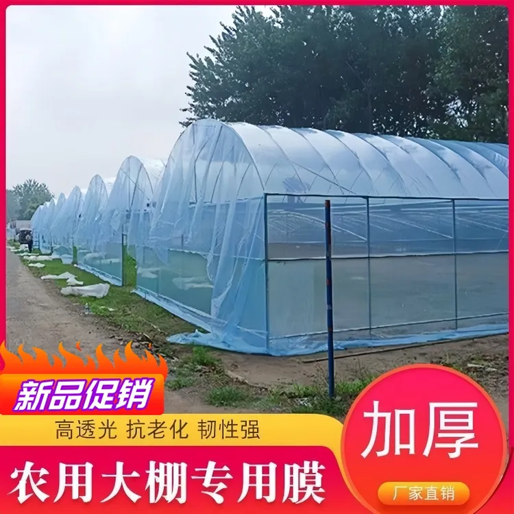 大棚塑料膜整卷高透光无滴膜加厚抗老化防风防雨保温好养殖农用膜