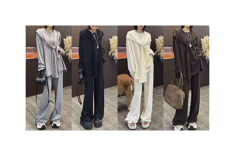 高品质针织三件套