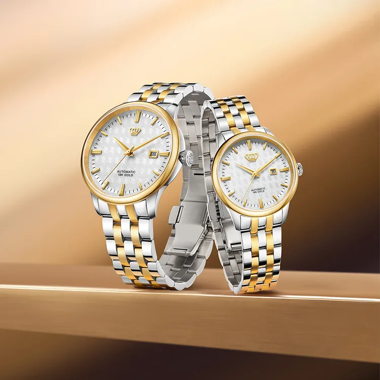 【金标送福】天王表恒隽系列18K金logo男女高档全自动机械腕表51573