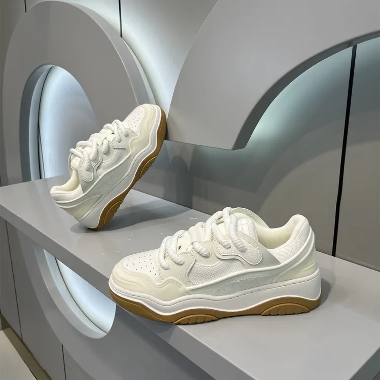 潮牌板鞋男士2025秋季新款低帮拼色柔软舒适爆款经典休闲运动鞋男