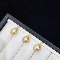 【LNDI】海水金珠设计款吊坠/11-12MM/18K金 多样性发货发一