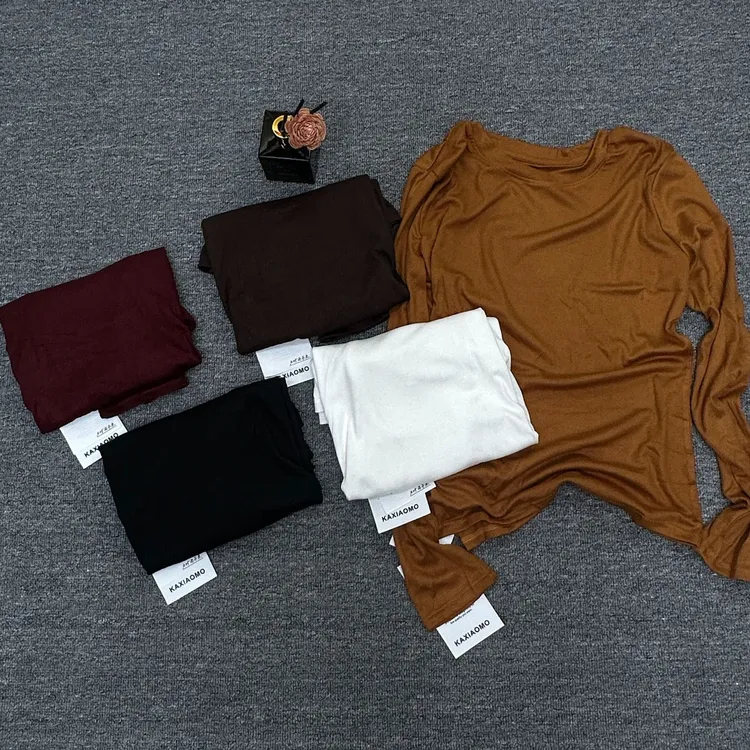 【久心家】2696纯色百搭内搭