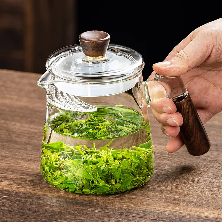 加厚玻璃月牙公道杯茶漏过滤一体绿茶专用茶具功夫泡茶分茶器茶杯